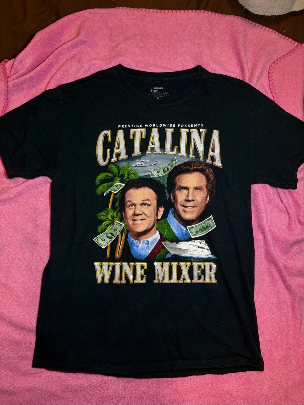Catalina Wine Mixer Graphic Tee - Black